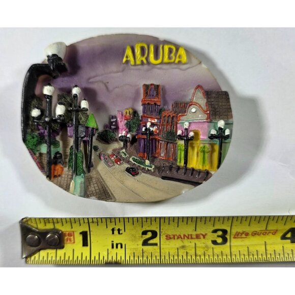 Aruba 3D Colorful Street Scene Decorative Fridge Magnet Souvenir - Picture 6 of 6